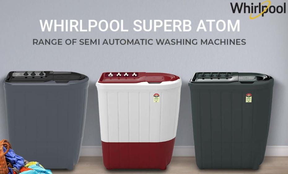 whirlpool semi automatic washing machine
